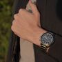 Jacques Lemans Solar Chronograph Men's Bracelet Watch, thumbnail 1 of 12