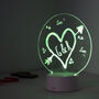 Personalised Couples Love Personalised LED Light, thumbnail 4 of 6
