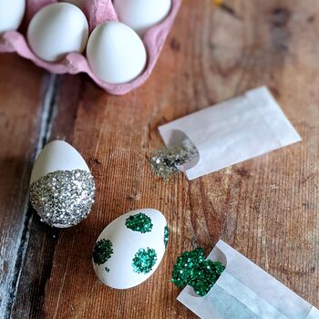 Easter Eggs Craft Kit With Paint And Glitter, 7 of 7