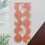 Coral / Flamingo Cut Out Plywood Geometric Art, thumbnail 3 of 5