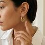 Twisted Hoops Gold Non Tarnish Waterproof, thumbnail 5 of 9