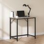 Computer Desk Industrial Style Workstation Metal Frame, thumbnail 10 of 12