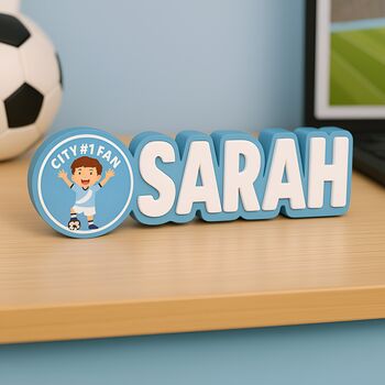 Personalised Manchester Namesign, 2 of 3