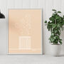 Beige Plant Print, thumbnail 1 of 2