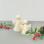 White Christmas Angel Candle And Christmas Decoration, thumbnail 9 of 11