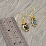 Labradorite Cute Dangle Silver Earrings, thumbnail 4 of 8