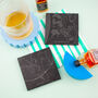 Any Location Street Map Slate Coaster Set, thumbnail 1 of 9