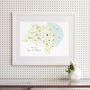 Personalised Tyne And Wear Map: Add Favourite Places, thumbnail 2 of 3