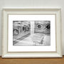 Washing Machines, Laundrette Photographic Art Print, thumbnail 1 of 4