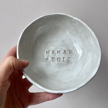 Handmade Personalised Everyday Ceramic Bowl, 6 of 7