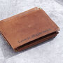 Personalised Leather Money Clip Wallet, thumbnail 4 of 4