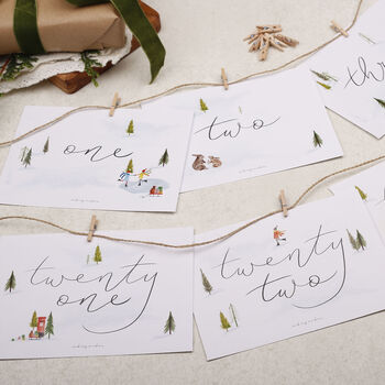 Diy Children's Christmas Advent Calendar Envelopes, 3 of 6