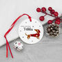 Personalised Little Dog Christmas Ornament, thumbnail 5 of 5