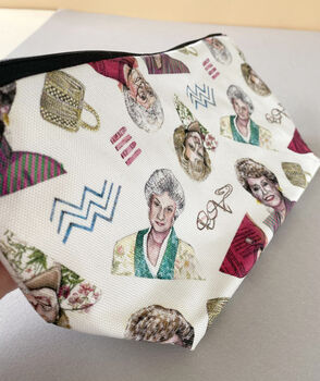 Golden Girl Cosmetic Bag / Pencil Case, 6 of 6