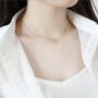 Sterling Silver Crystal Cluster Pendant Necklace, thumbnail 2 of 7