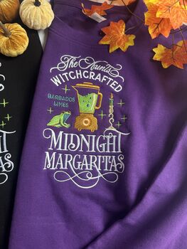Midnight Margaritas Embroidered Sweatshirt, 3 of 4