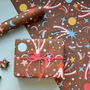 Space Magical Zooming Stars Wrapping Paper, thumbnail 2 of 8