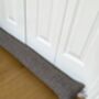 Personalised Brown Draught Excluder Cushion, thumbnail 4 of 5