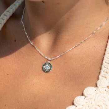 Evil Eye Pendant Necklace, 2 of 7