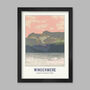Windermere England's Largest Lake Lake District Poster, thumbnail 1 of 3