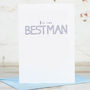 For Our Best Man Card, thumbnail 1 of 1
