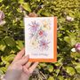 Happy Birthday Floral Card, thumbnail 1 of 4