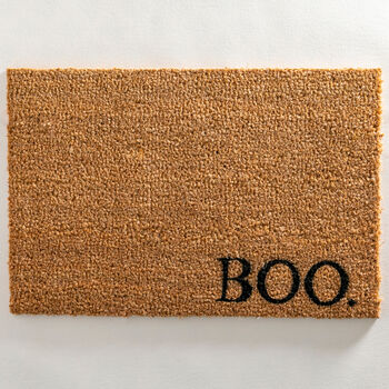 Boo Printed Doormat, 3 of 4