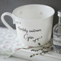 Personalised Gin China Cup With Spotty Inside, thumbnail 2 of 5