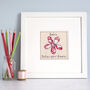 Personalised Embroidered Flower Picture Gift For Her, thumbnail 10 of 12