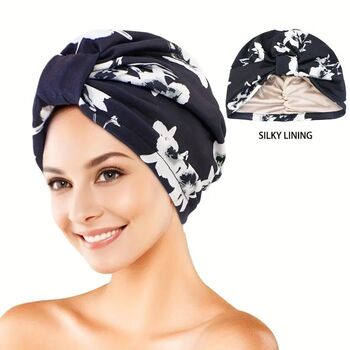 Chemo Headwear Satin Lined Turban, 4 of 9