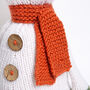 Snowmen Christmas Intermediate Knitting Kit, thumbnail 5 of 10