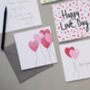Heart Balloons Love Card, thumbnail 2 of 6