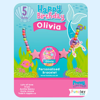 Mermaids Small Square Birthday Gift Box, 3 of 7