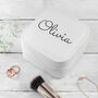 Personalised White Travel Jewellery Case, thumbnail 8 of 9