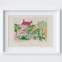 Great Dixter House And Gardens Art Print East Sussex Travel Poster, thumbnail 1 of 4