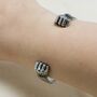 Personalised Men's Clenched Fists Cuff Bracelet, thumbnail 3 of 3