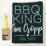Personalised Barbecue King Apron, thumbnail 3 of 12
