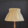 Dolly Natural Gingham Scrunchie Lampshade, thumbnail 1 of 2
