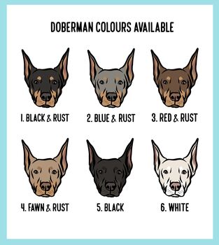 Personalised Doberman Mug, 5 of 5