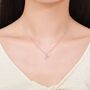 Sterling Silver Very Small Scissors Pendant Necklace, thumbnail 6 of 12
