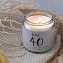 Personalised 40th Birthday Charm Candle, thumbnail 1 of 4