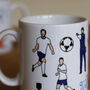 England 2024 Euros Football Mug, thumbnail 5 of 8