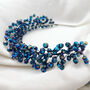 Midnight Blue Crystal Headband, thumbnail 1 of 5