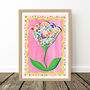 Unicorn And Floral Nursery Print Set – Set Of Three Whimsical Wall Art Prints, thumbnail 6 of 10