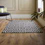 Labyrinth Rug Black/White, thumbnail 5 of 5