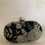 Green Velvet Clutch Bag, thumbnail 4 of 9