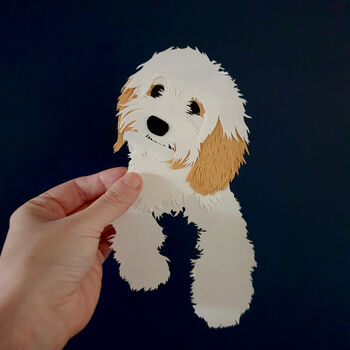 Personalised Pet Portrait Papercut, 5 of 10