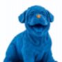 Royal Blue Laughing Puppy With Gold Details, thumbnail 1 of 1