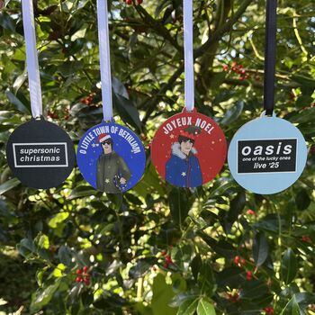 Oasis Inspired Supersonic Christmas Decoration, 4 of 4