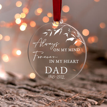 Personalised In Loving Memory Of Remembrance Ornament, 4 of 10